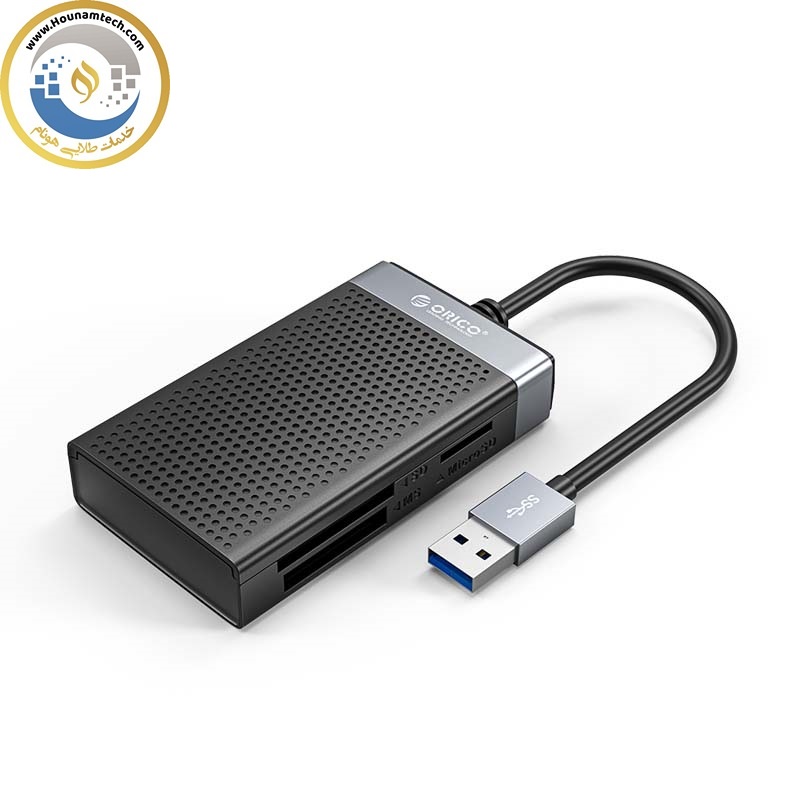 رم ریدر و کارت خوان USB3.0 چهار پورت مدل ORICO CL4T-A3