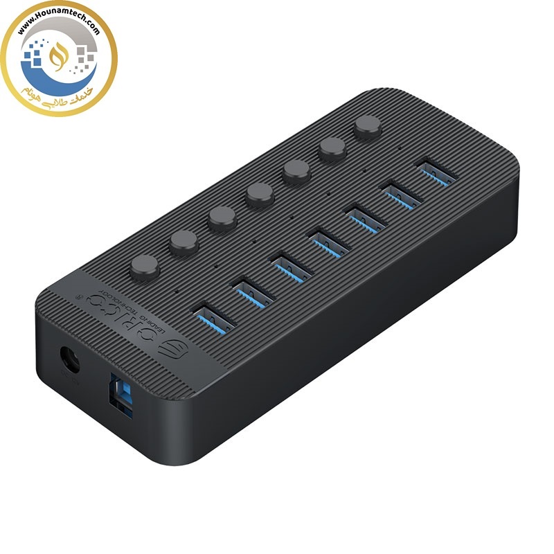 هاب 7 پورت کلید دار  USB3.0 مدل ORICO CT2U3-7AB