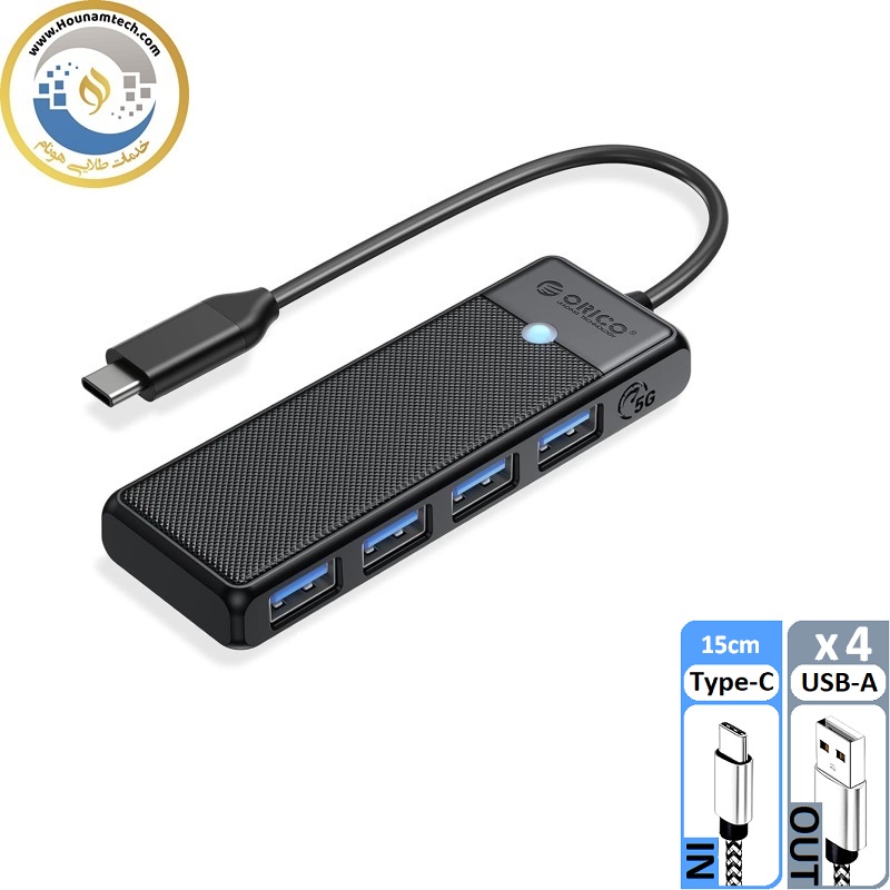 هاب 4 پورت اوریکو مدل ORICO-PAPW4A-C3