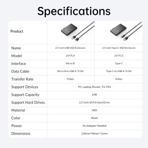 باکس هارد USB3.0 مدل ORICO-2577C3-V1