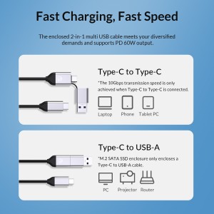 داک هارد USB3.2 مدل ORICO-6819C3-V1