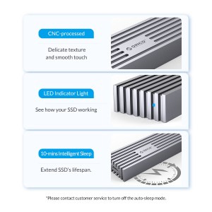باکس هارد M.2 NVMe & NGFF-SSD مدل ORICO FV35C3-G2