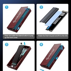 باکس هارد M.2 NVMe SSD اوریکو مدل ORICO 9610C3