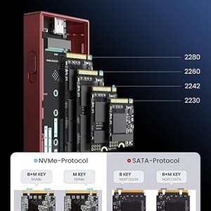 باکس هارد M.2 NVMe SSD اوریکو مدل ORICO 9610C3