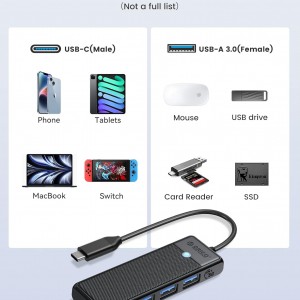 هاب 4 پورت USB-C مدل ORICO PAPW4A-C3
