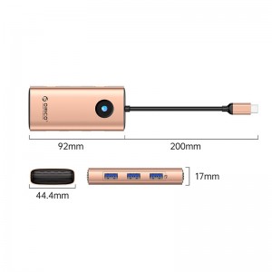 هاب داک استیشن 6 پورت Type-C مدل ORICO-PW11-6PR