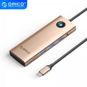 هاب داک استیشن 10 پورت Type-C مدل ORICO-PW11-10P