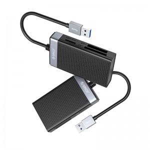 رم ریدر و کارت خوان USB3.0 چهار پورت مدل ORICO CL4T-A3