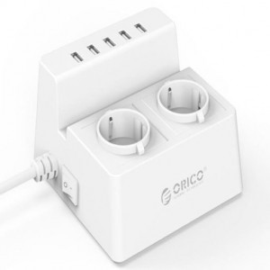 محافظ برق USB دار ORICO ODC-2A5U-EU-V1