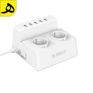 محافظ برق USB دار ORICO ODC-2A5U-V1-EU