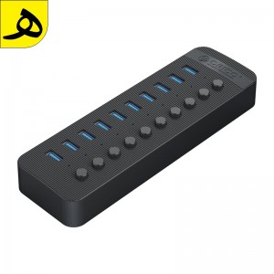 هاب 10 پورت کلید دار  USB3.0 مدل ORICO CT2U3-10AB
