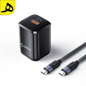 شارژر سریع 35 وات GAN دو خروجی مدل ORICO-CR-35AC-C-US