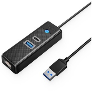 هاب USB  با پورت شبکه مدل ORICO PWCUR-U3