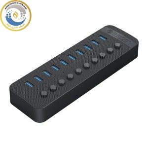 هاب 10 پورت کلید دار  USB3.0 مدل ORICO CT2U3-10AB