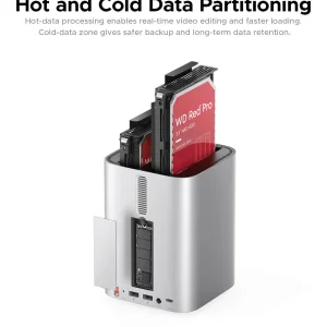 داک ذخیره‌سازی ۲ اسلاته اوریکو مدل M435 با قابلیت RAID - سرعت ۱۰ گیگابیت