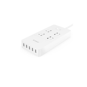 چندراهی برق و شارژر ۵ پورت اوریکو مدل HPC-4A5U-V1-BK