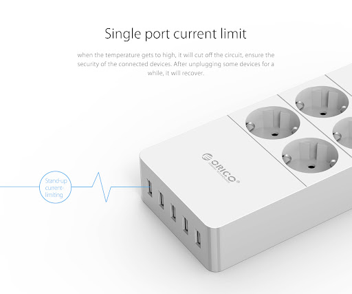 40W USB charging station