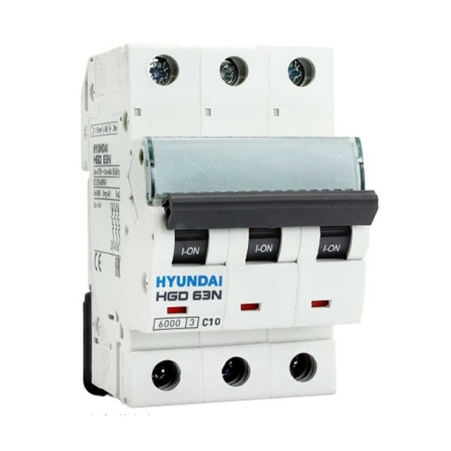 کلید مینیاتوری سه‌فاز ۱۰ آمپر