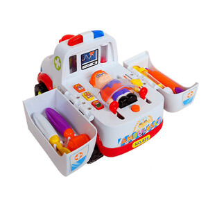 ماشین آمبولانس موزیکال هولی تویز Huile Toys  کد: 836