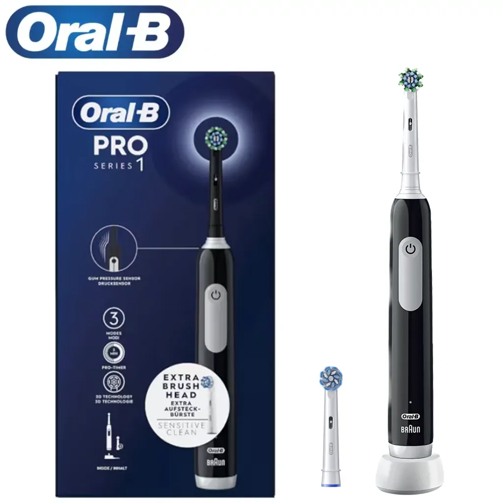 قیمت مسواک برقی اورال بی مدل Pro Series 1 مشکی + یک عدد سری اضافه