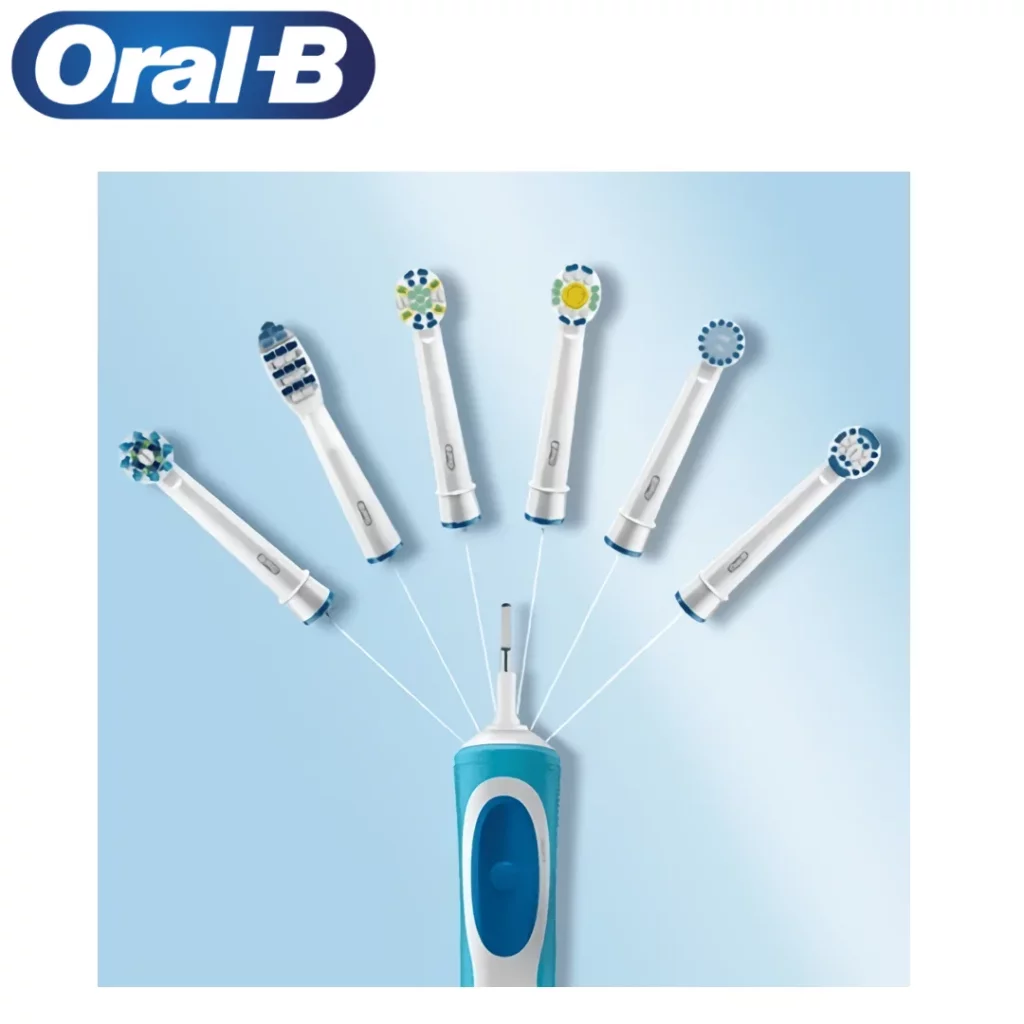 مسواک برقی اورال بی مدل ORAL B Vitality Cross Action plus آبی