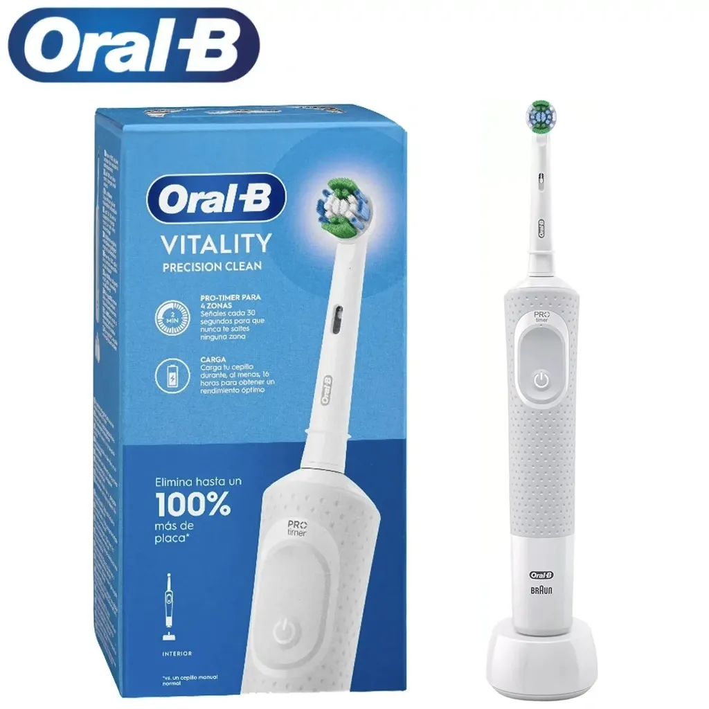مسواک برقی اورال بی مدل Vitality Precision Clean D100 سفید