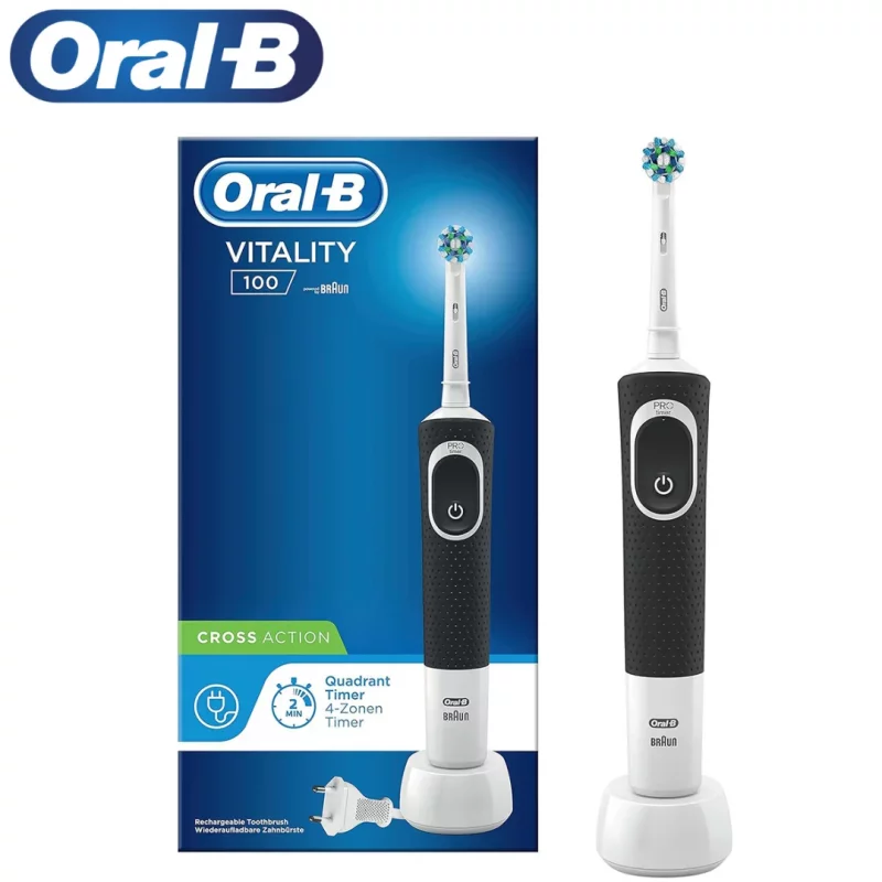مسواک برقی اورال بی مدل ORAL B Vitality Cross Action D100 مشکی