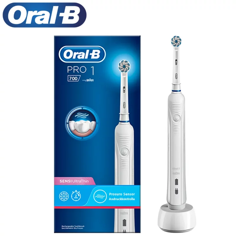 مسواک برقی اورال بی مدل ORAL B SENSI UltraThin PRO1-700 سفید