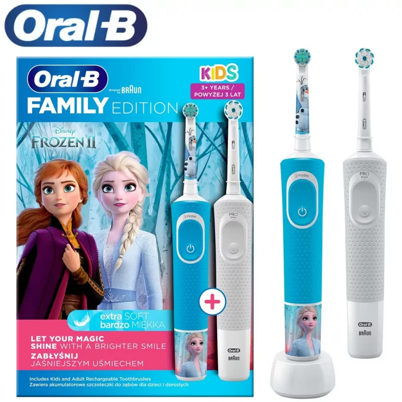 مسواک برقی دوقلو اورال بی مدل ORAL B Family Edition Frozen