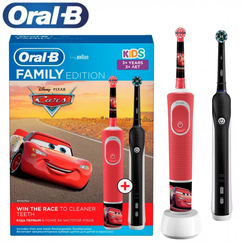 مسواک برقی دوقلو اورال بی مدل ORAL B Family Edition Cars