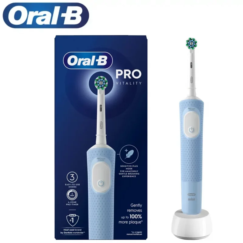 مسواک برقی اورال بی مدل ORAL B  Vitality Pro آبی