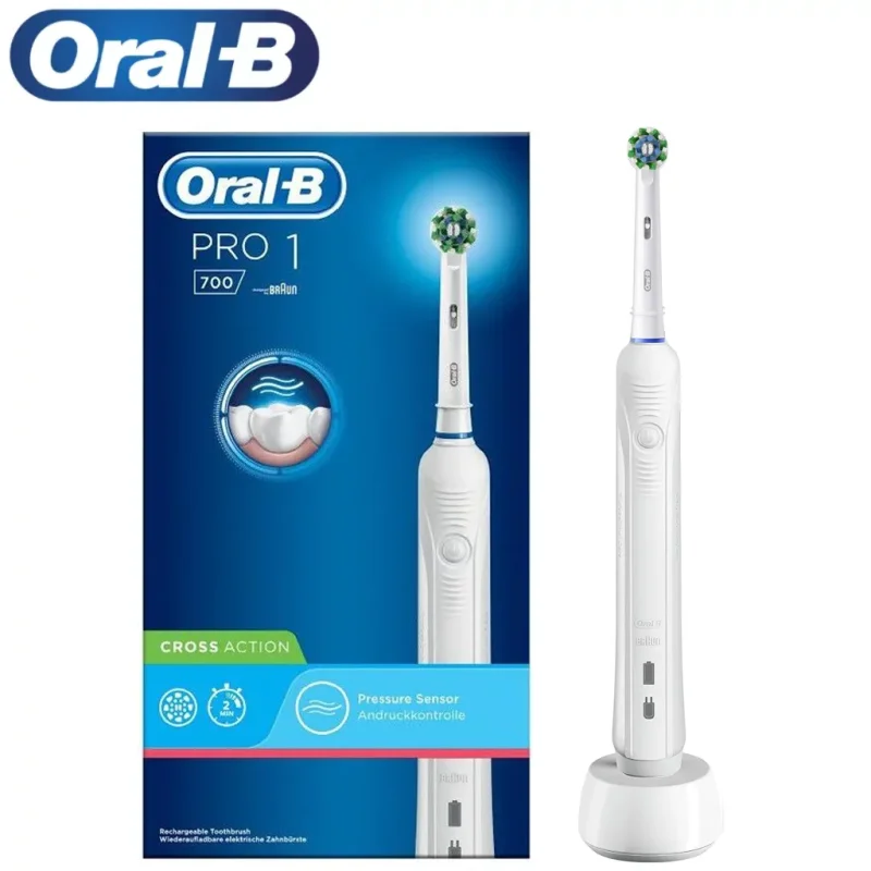 مسواک برقی اورال بی مدل ORAL B SENSI UltraThin PRO1-700 سفید