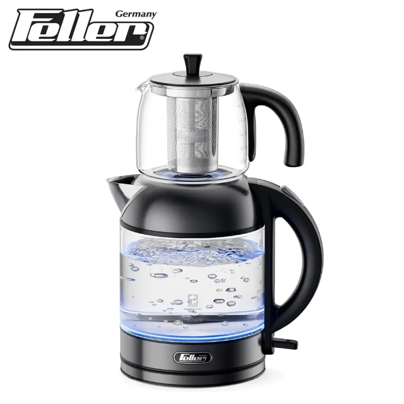 چای ساز فلر مدل TS289 رنگ پلاتینیوم