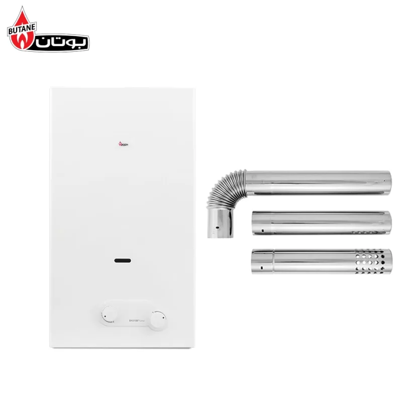 آبگرمکن گازی بوتان مدل B4318if Turbo فن دار + دودکش