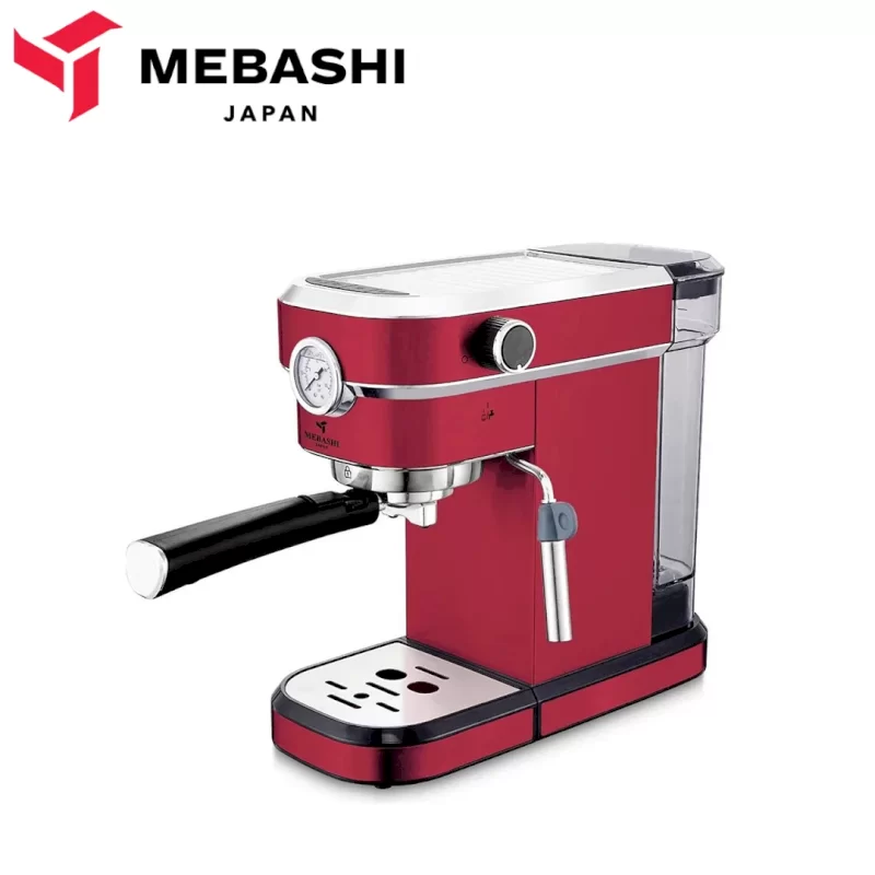 اسپرسوساز مباشی مدل MEBASHI ECM2016 استیل قرمز