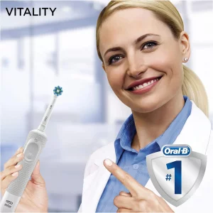 مسواک برقی اورال بی مدل ORAL B Vitality Cross Action D100 سفید