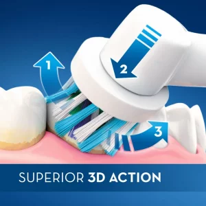 مسواک برقی اورال بی مدل ORAL B  Cross Action PRO 500 آبی