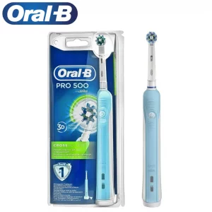 مسواک برقی اورال بی مدل ORAL B  Cross Action PRO 500 آبی