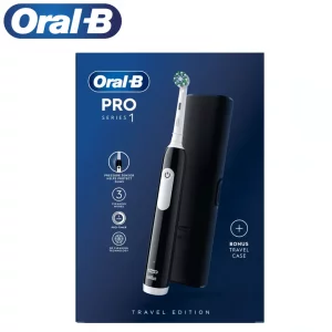 مسواک برقی اورال بی مدل ORAL B Pro Series 1 مشکی + کیف نگهدارنده