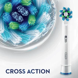 مسواک برقی اورال بی مدل ORAL B  Cross Action PRO 500 آبی + کیف نگهدارنده