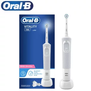 مسواک برقی اورال بی مدل ORAL B Vitality SENSI UltraThin D100 سفید