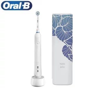 مسواک برقی اورال بی مدل ORAL B PRO1 - 680 سفید + کیف نگهدارنده