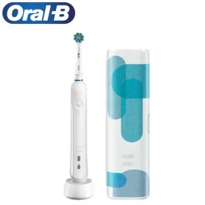 مسواک برقی اورال بی مدل ORAL B PRO Clean سفید + کیف نگهدارنده