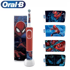 مسواک برقی کودک اورال بی مدل ORAL B Spiderman + کیف نگهدارنده