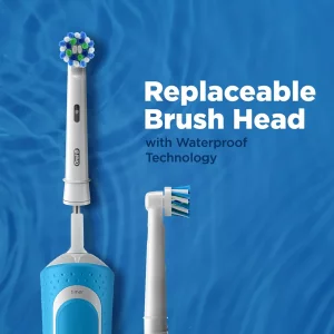مسواک برقی اورال بی مدل ORAL B Vitality Cross Action D100 آبی