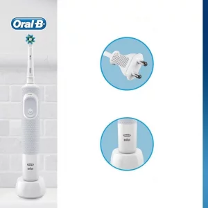 مسواک برقی اورال بی مدل ORAL B Vitality Cross Action D100 سفید