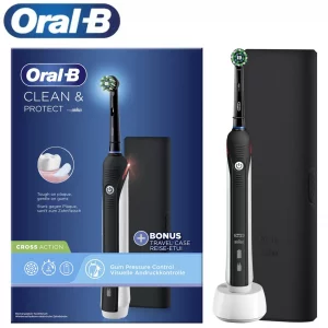مسواک برقی اورال بی مدل ORAL B Clean & Protect + کیف نگهدارنده
