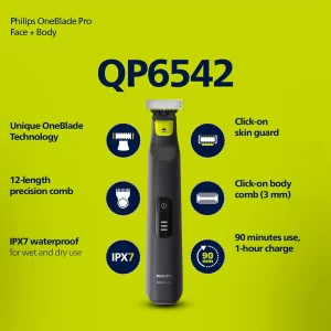 نمایندگی ماشین اصلاح فیلیپس سری وان بلید پرو مدل QP6542/10