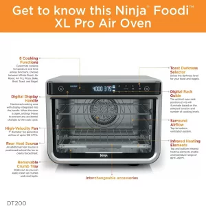 سرخ کن و فر چند کاره نینجا مدل NINJA DT200