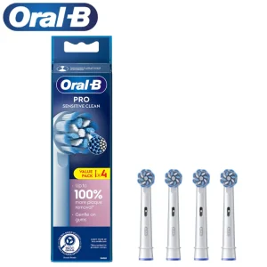 سری یدک مسواک برقی اورال بی 4 عددی  مدل  Pro Sensitive Clean